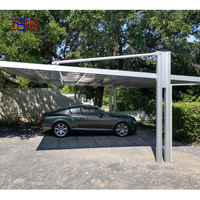 Abri de voiture en aluminium résistant aux intempéries, abri extérieur, toiture en polycarbonate pour une protection longue durée des véhicules