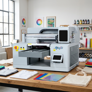 High Quality YH3040 Double Printhead XP600 Automatic Push Button Textile New UV Flatbed <b>Printer</b> New Optional Visual Positioning - Product Image 1