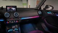 Éclairage Ambiant Dynamique 64 Couleurs pour Audi A3 S3 8V 2013-2020, Accessoires de Mise à Niveau de l'Éclairage Intérieur de Voiture, Lumière de Ventilation