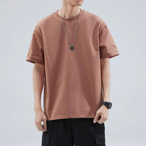 Personalizar peso pesado Oversize Boxy Plain hombres camiseta de talla grande Streetwear camisetas para hombres 2024 - Product Image 5