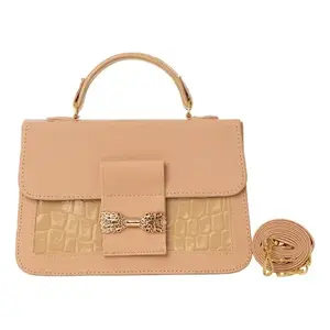 Sac messager pour femme Lesly en cuir PU, couleur unie, fermeture à boucle, utilisation quotidienne - Product Image 3