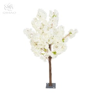 Arbre de cerisier artificiel blanc et rose personnalisé pour décoration de mariage, 1,5 à 3,5 m, centres de table de mariage en fleurs de cerisier à vendre