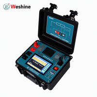 WESHINE Testeur intelligent de résistance de contact pour dispositifs de commutation en série de micro-ohmmètres et disjoncteurs 100A-600A 0-80m