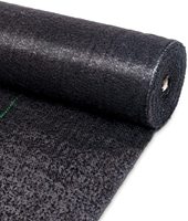 Rouleau de toile de paillage tissée en PP traitée anti-UV 5 oz, haute résistance, pour aménagement paysager