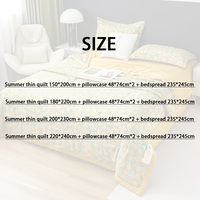 Grosir Set seprai katun dan Linen ukuran King Duvet, Set selimut 3D lapisan ganda mewah, seprai untuk murid perempuan