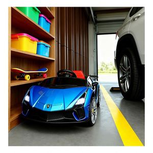 Auto Eléctrico para Niños, Juguete Montable con Respaldo Cómodo, Reproductor de Música MP3, Construcción Duradera de PVC para Niños de 3 a 12 Años - Product Image 6