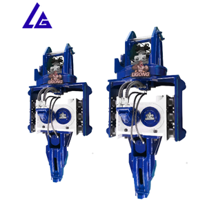 Pile driver hydraulique vertical pour excavatrice, type coréen, vanne supérieure, deux tuyaux de connexion - Product Image 3