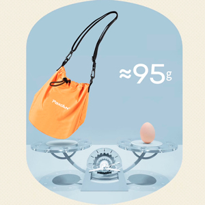 Sac à bandoulière pliable ultraléger avec logo personnalisé, petit sac messager en nylon avec cordon de serrage, mignon - Product Image 2