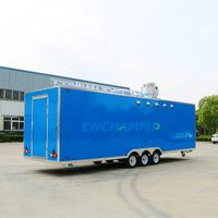 Chammp BBQ Food Trailers Cuisine entièrement équipée Café Boutique Food Truck Container Chariots de nourriture mobiles Offre Spéciale