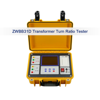 Testeur de rapport de transfert de transformateur triphasé électronique haute tension pour postes de transformation, léger (3,8 kg), garantie 1 an