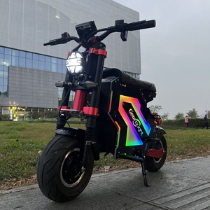 Scooter Eléctrico Inteligente de 72V 10000W 15000W con Doble Motor Hidráulico, 60V 7000W, 52V 5000W, 30-60AH, con Luces RGB - Product Image 1