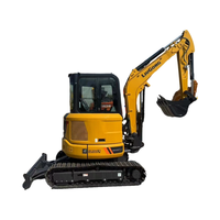 Excavatrice sur chenilles 9035FZTS pour travaux routiers à prix compétitif, puissance 22,2 kW et poids de la machine 3800 kg