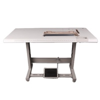 Meilleures ventes : Table de machine à coudre industrielle avec support et pédales, et bac à huile