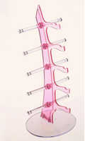 MK24013101 Présentoir à Lunettes et Montures Optiques en Plastique, Multicolore, pour 5 Paires
