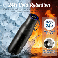 Termo Inteligente Bluetooth con LED, Control por Aplicación, Calidad del Agua, Pantalla de Temperatura TDS, Acero Inoxidable 316, Recordatorio de Hidratación