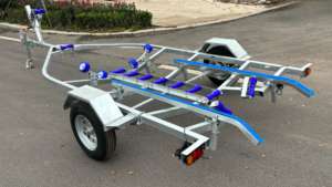 5.5m Jet Ski Galvanisé <span class=keywords><strong>Bateau</strong></span> <span class=keywords><strong>Remorque</strong></span> <span class=keywords><strong>Essieu</strong></span> Unique 450kgs Capacité De Chargement <span class=keywords><strong>Prix</strong></span> Usine En Ventes - Product Image 5