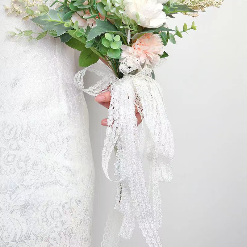 3cm Floral Satin Ribbon Hollow Lace Edge for Baking Cake Decoration DIY Embellishment Gift Christmas Halloween Easter Wedding