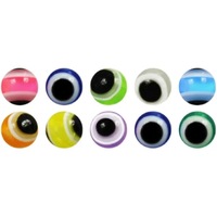 Perles turques en verre soufflé Millefiori ovales rondes de 4 à 10 mm, perles œil de mauvais œil, accessoires de bijoux DIY