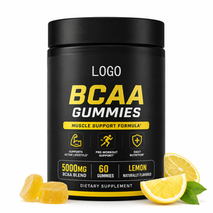 OEM/ODM <span class=keywords><strong>BCAA</strong></span> Gummies un supplément nutritionnel pour le sport, avec 500mg de <span class=keywords><strong>BCAA</strong></span> par portion Suppléments de croissance musculaire pour la <span class=keywords><strong>musculation</strong></span> - Product Image 1