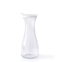 Caraffa per Acqua con Collo Stretto per Bevande Fredde, Colori Personalizzabili, Brocca in Plastica con Coperchio per Feste