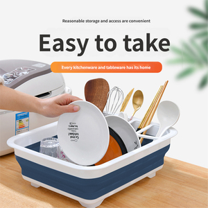 Nhà máy trực tiếp nhà bếp yếu tố cần thiết gấp bồn rửa rau ráp món ăn giá với hệ thống thoát nước lý tưởng cho các nhà cung cấp RV cắm trại - Product Image 2