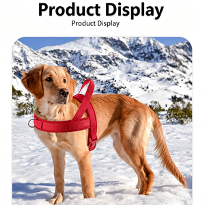 Correa de pecho transpirable y antideslizante para perros, hecha a medida en fábrica de Guangdong, con cuerda de tracción a prueba de explosiones y arnés de pecho para mascotas. - Product Image 5