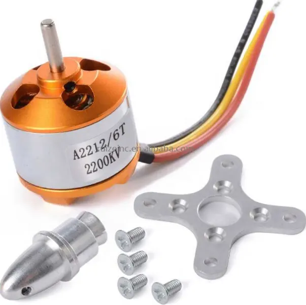 XXD A2212 930KV 1000KV 1400 2200KV 2450KV 2-3S Outrunner Brushless Motor With Banana Plug For RC Airplane Helicopter Drone ESC