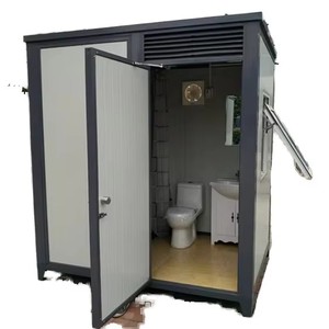 Baños Modernos para Exteriores, Baños Públicos, Baños Portátiles para Campamentos, Baños Móviles de Panel Sándwich, Fabricados en China - Product Image 1
