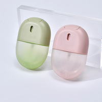 Botol Semprot Plastik Cairan Pengusir Nyamuk Mini Bentuk Telur 30ml Berkualitas Tinggi Warna Hijau Biru Pink untuk Kosmetik