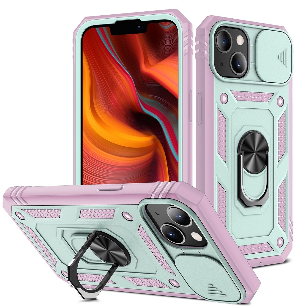 3 в 1 тяжелый Гибридный чехол для мобильного телефона для iPhone 13 12 11 Pro Max с защитой камеры раздвижное окно с отделением для карт