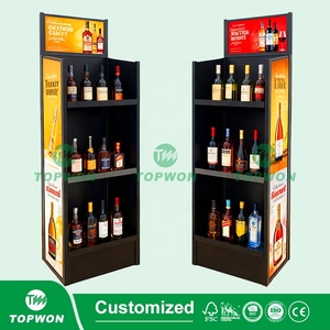 Exhibidor Metálico Personalizado para Tiendas Minoristas, Estantes Metálicos Modernos para Supermercados, Exhibidor Metálico para Cerveza, Vino, Licores y Bebidas - Product Image 3