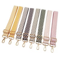 Sangle de sac réglable de luxe, imperméable et tendance, avec crochet métallique, pour sac à main, bandoulière, accessoires de remplacement DIY