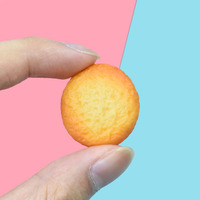 Vendita a caldo biscotto simulazione di biscotti cibo piatto Cabochon in resina cucina in miniatura Charm accessori per cibo