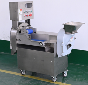 Machine de découpe industrielle et commerciale automatique pour oignons, gingembre, choux, fruits et légumes à feuilles, avec fonctions de hachage et de tranchage - Product Image 4