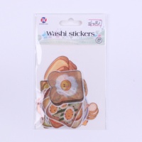 Troquelado Washi pegatina decoración Washi pegatinas calcomanías para diario DIY, cuaderno, personalizar, portátiles, tarjeta de felicitación