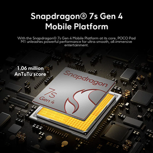 แท็บเล็ต Xiaomi POCO Pad M1 รุ่น Global ใหม่ หน้าจอ 12.1 นิ้ว ความละเอียด 2.5K 120Hz ชิปประมวลผล Snapdragon 7s Gen 4 แบตเตอรี่ 12000mAh รองรับการชาร์จเร็ว 27W - Product Image 5