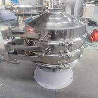 Kreisförmiges Vibrationssieb Holzpellet Lebensmittelindustrie Kräuter Kaffeebohnen Pulver Rundes Rotierendes Vibro-Sieb Siebmaschine