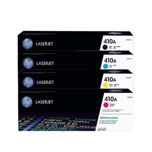 Cartouche de <span class=keywords><strong>toner</strong></span> originale jaune H-P <span class=keywords><strong>410A</strong></span> CF410A 35*10*14, rendement 2300 pages, pour M477fdw/M477fdn/M477fnw/M377dw/M452dn/M452dw/M452nw - Product Image 1