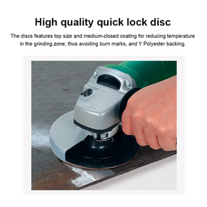 Disco de lijado de fibra <span class=keywords><strong>Indasa</strong></span>, disco abrasivo de fibra de nailon, color rojo, oro azul, 1 orificio - Product Image 4