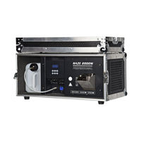 Machine à fumée MOKE 2000W avec écran tactile, télécommande DMX sans fil, réservoir de 2,5 L, flight case, idéale pour les grands scènes, concerts, mariages et événements en direct