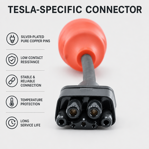 Connettore <span class=keywords><strong>Mobile</strong></span> per Caricabatterie <span class=keywords><strong>Tesla</strong></span> Model S,3,X,Y Gen 2, Adattatore Industriale Australiano <span class=keywords><strong>Tesla</strong></span> 32A250V - Product Image 2
