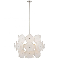 Fleur rose décorée personnalisé plafonniers moderne Led enfants lustre maison chambre salon suspensions