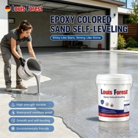 Peinture de revêtement de sol époxy auto-nivelante, écologique, imperméable, de haute qualité, anti-corrosion, antidérapante pour sol de garage