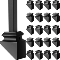 Chaussures flexibles décoratives en aluminium d'intérieur du balustre 35*52mm d'escalier