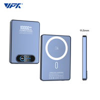 Power Bank Magnetik 10000mAh dengan Bodi Tipis 11.5mm, Layar TFT, Pengisian Daya Nirkabel 15W, Pengisian Cepat PD 20W, dan Baterai Semi-Solid