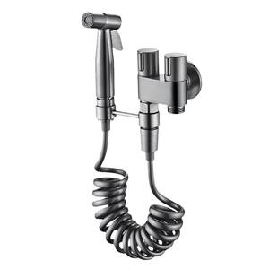 उच्च दबाव शॉवर शटफ शौचालय बाइबिल स्प्रे सेट स्टेनलेस स्टील आधुनिक डिजाइन दीवार-घुड़सवार रसोई बाथरूम का उपयोग एक-दो - Product Image 1