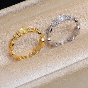 Anneau ouvert en argent S925, accessoires 5527, incrustation japonaise, élégant, tendance, anneau DIY, 8-10, porte-anneau populaire - Product Image 3