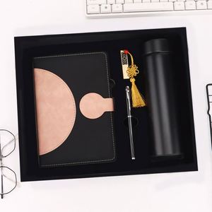 Customized Business Silk Screen Printed Pu Cover A5 Notebook Thermos Flask Set Luxury Diary Promotional <b>Gift</b> <b>Box</b> Pen - Product Image 5