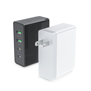 Chargeur rapide magnétique GaN 140W, adaptateur de voyage universel ignifuge avec 2 ports C + 2 ports A pour téléphones mobiles dans le monde entier - Product Image 2
