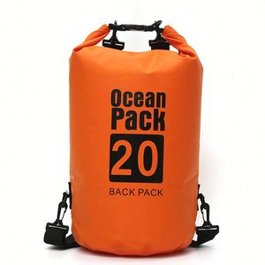 Custom Logo <b>20L</b> Ocean Pack Waterproof Dry <b>Bag</b> Backpack with Roll Top for Outdoor Promotional Event - Product Image 2